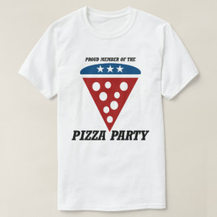 T-shirt Fier membre de la Pizza Party