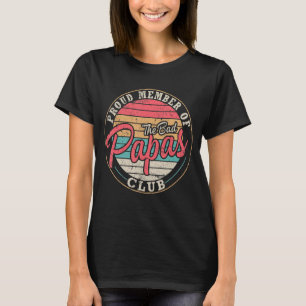 T-shirt Fier Membre Du Bad Papas Club Grand Père Son
