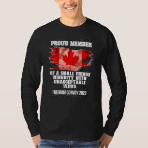 T-shirt Fier Membre D'Une Minorité Frange Minoritaire Avec