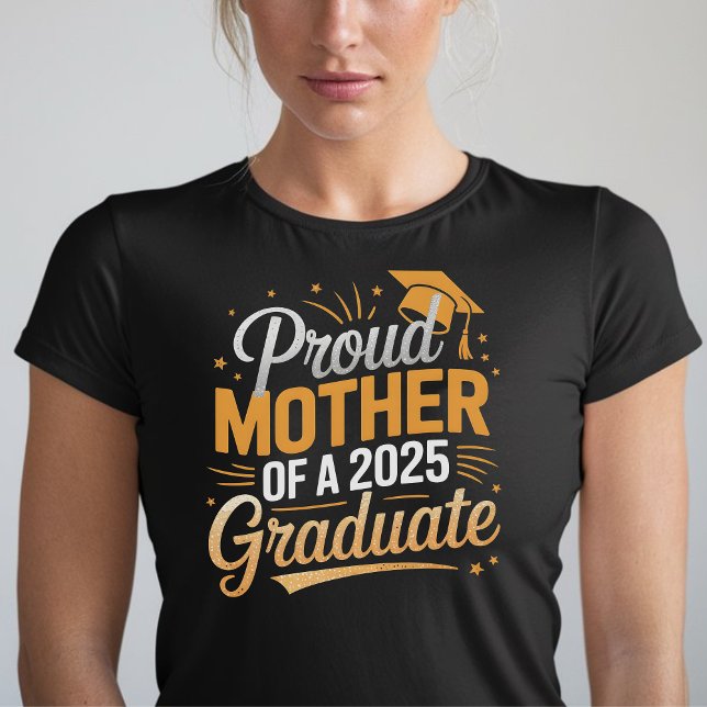 T-shirt Fier Mère d'un 2025 Graduate - Graduation Cadeau (Créateur téléchargé)