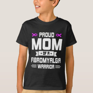 T-shirt Fier Mère Guerrier D'Une Sensibilisation Fibromyal