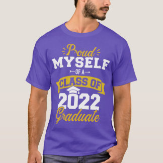 T-shirt Fier moi d'une classe de 2022 senior gr