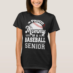 T-shirt Fier Mommy D'Une Diplôme Supérieure De Baseball 20