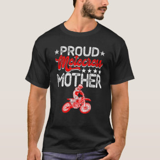 T-shirt Fier Motocross Fête des Mères Sport Lover Ma