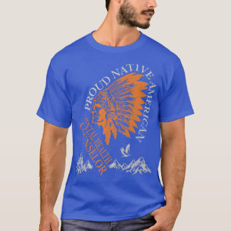 T-shirt Fier Natif Américain Emploi Conseiller en santé me
