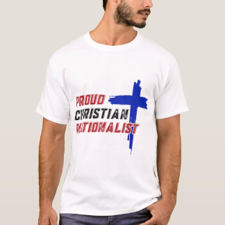 T-shirt Fier nationaliste chrétien