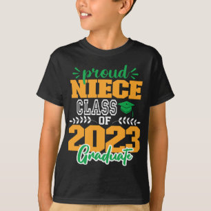 T-shirt Fier NIECE d'une classe de SCRIPT MODERNE 2023