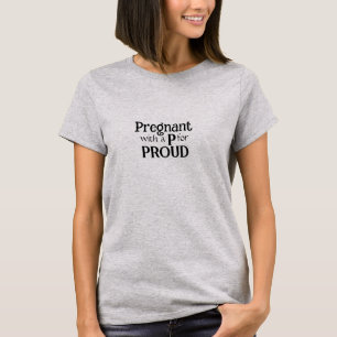 T-shirt Fier Nouveau Maman Typographie Cadeau