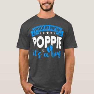 T-shirt Fier Nouveau Poppie C'est un garçon Genre Révéler 