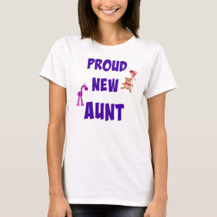 T-shirt Fier nouvelle tante