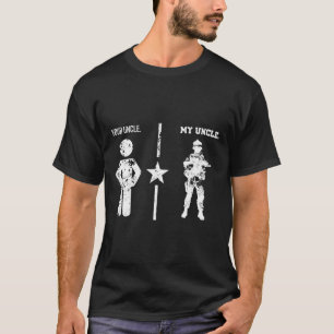 T-shirt Fier oncle de l'armée T Chemise Mon oncle Famille 