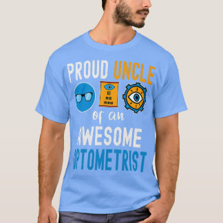 T-shirt Fier oncle d'un optométriste génial 1