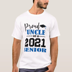 T-shirt Fier oncle d'un senior de 2021