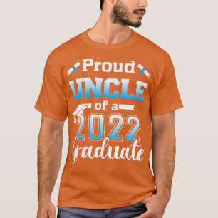 T-shirt Fier oncle d'une classe de fin d'études de 2022