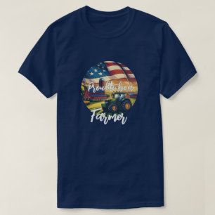 T-shirt Fier orgueilleux cultivateur américain