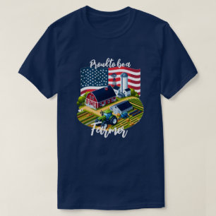 T-shirt Fier orgueilleux cultivateur américain