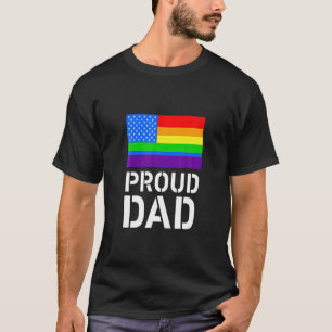 T-shirt Fier papa Black King Fête des pères LGBT Gay pride