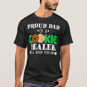 T-shirt Fier Papa D'Un Chef De Troupe De Détaillant De Coo