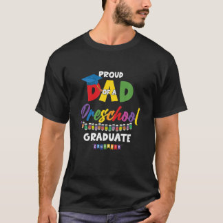 T-shirt Fier Papa D'Un Diplôme D'Études Préscolaire De La 