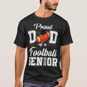 T-shirt Fier Papa D'Un Senior Football 2026 Jour Footb