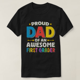 T-shirt Fier Papa D'Un Super Premier Grand Joueur