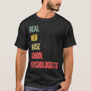 T-shirt Fier Papa Vrais Hommes Lever Psychologues De L'Éco