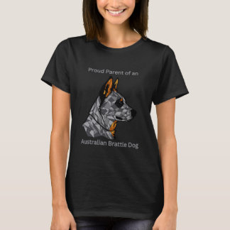 T-shirt Fier parent d'un chien de combat australien