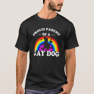 T-shirt Fier Parent D'Un Chien Gay - Funny LGBTQ Support G