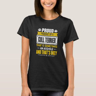 T-shirt Fier Parent D'Une Mouette Terrier Propriétaire D'U
