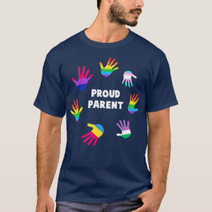 T-shirt Fier parent LGBT Gay pride Tee LGBTQ Supporter G