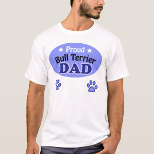 T-shirt Fier père de Bull Terrier