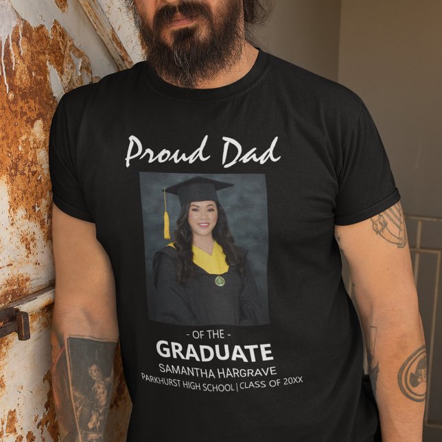 T-shirt Fier Père Du Diplômé | Photo (Créateur téléchargé)