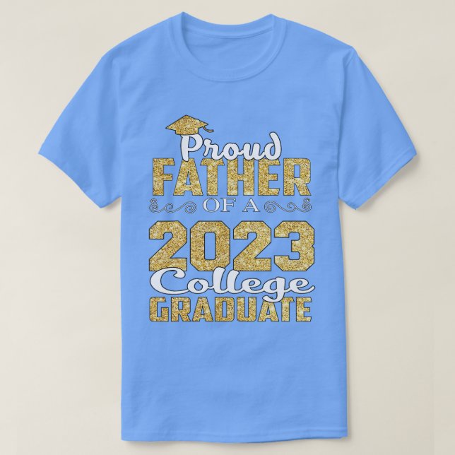 T-shirt Fier Père Du Graduate College Classe De Chemise Gr (Design devant)