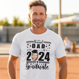 T-shirt Fier père d'un diplômé de 2024