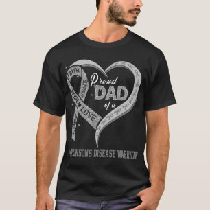 T-shirt Fier père d'un guerrier de la maladie de Parkinson