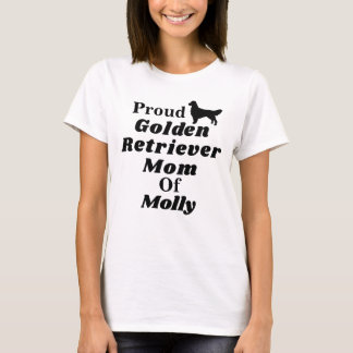 T-shirt fier personnalisé de maman de golden