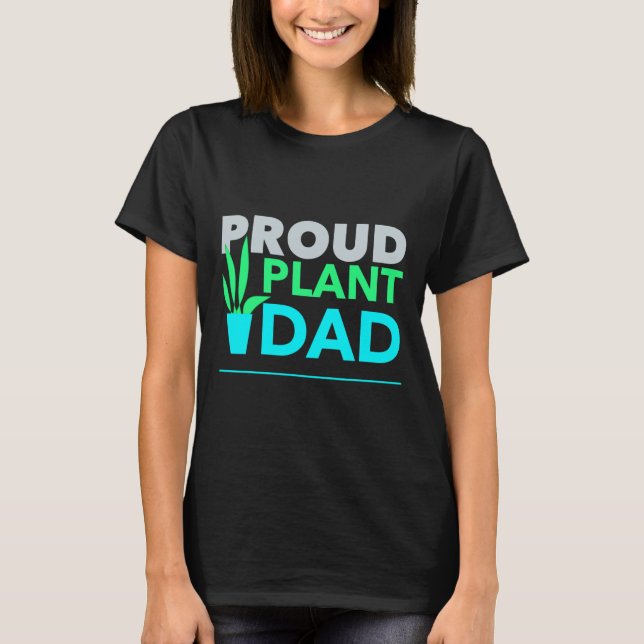 T-shirt Fier Plante Papa Meilleur Papa Fête des pères Pour (Devant)