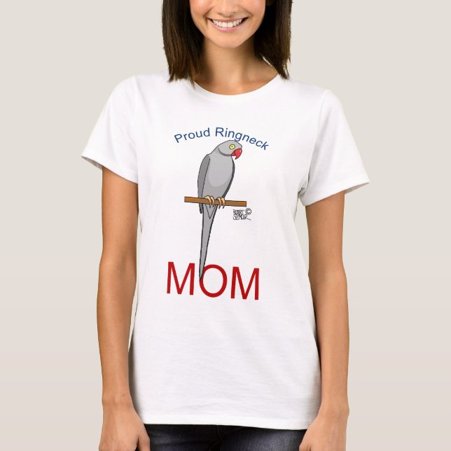T-shirt Fier Ringneck Maman (Devant)