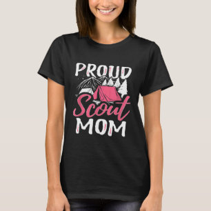 T-shirt Fier Scout Maman Scouting Den Leader Cub Camping T