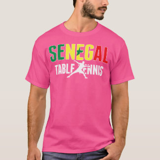T-shirt Fier Sénégal tennis de table Lover Jersey sénégala