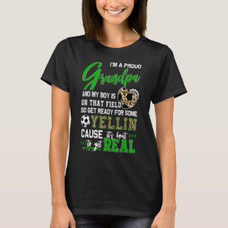 T-shirt Fier Soccer Grand-Père Soccer Famille Correspondan
