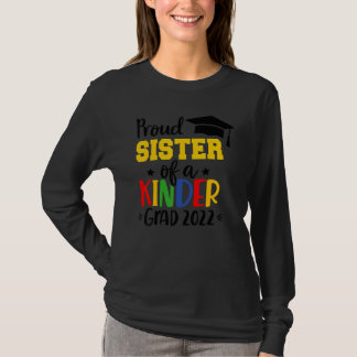 T-shirt Fier Soeur D'Un Enfant De 2E Année 2022 Maternelle
