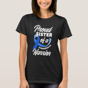 T-shirt Fier Soeur D'Un Hydrocéphalie Guerrier Frère Si