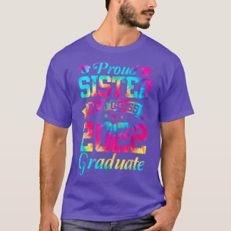 T-shirt Fier Soeur d'une classe de 2022 Diplômé Senior 22