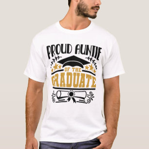 T-shirt Fier Tante Du Diplômé