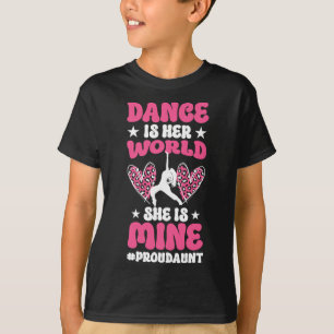 T-shirt Fier Tante D'Une Danse Tante Danseuse Dansant Une