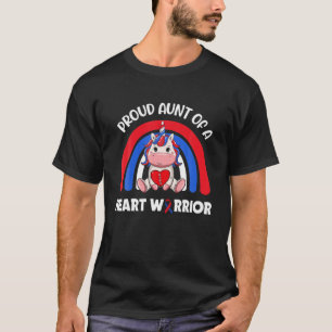 T-shirt Fier Tante D'Une Guerrière Du Coeur Semaine De Sen