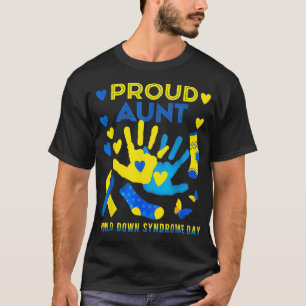 T-shirt Fier Tante T21 Journée mondiale de sensibilisation