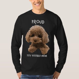 T-shirt Fier Toy Poodle Maman