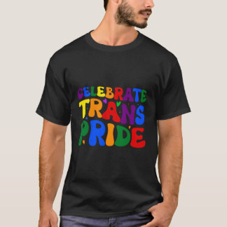 T-shirt Fier Trans Lgbt Rainbow Queer Color Rainbow Aware